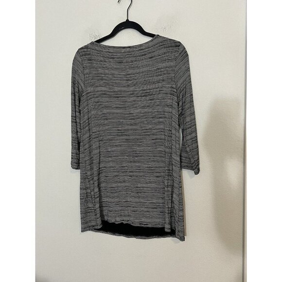 J. JILL Wherever Collection Striped Long Sleeve tunic Top Sz Small - Picture 2 of 13
